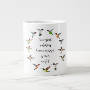 Grande Tasse Wreath de colibris