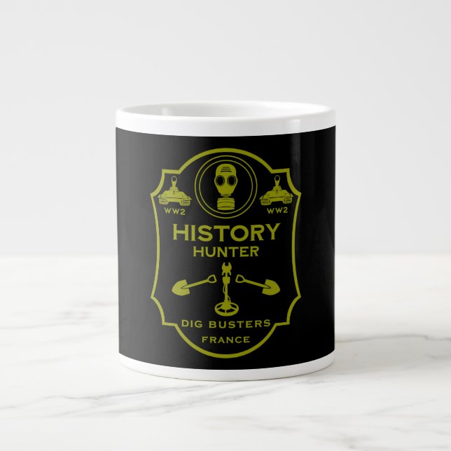 Grande Tasse WW2 Trench Battlefield Metal Detecting Club (Devant)