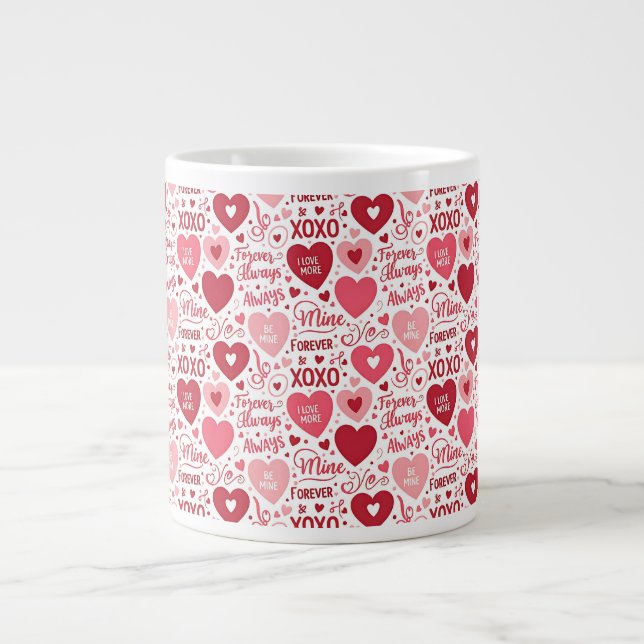 Grande Tasse XOXO & Always Be Mine  (Devant)