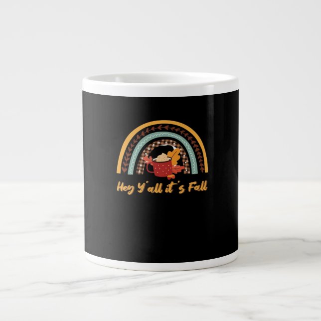 Grande Tasse Y’all It’s Fall Y’all Drôle Citation (Devant)