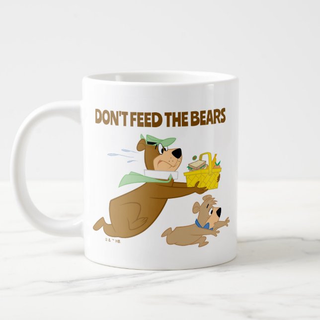 Grande Tasse Yogi Bear et Boo-Boo Pique-nique Panique (Gauche)