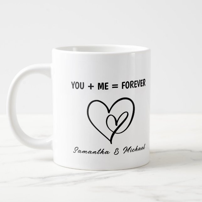 Grande Tasse You Plus Me égalise pour la Saint-Valentin (Gauche)