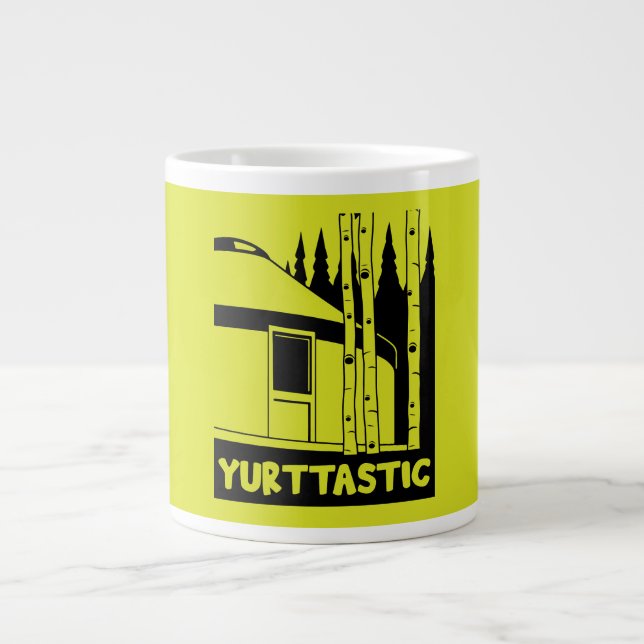 Grande Tasse Yourt Vivant Dans La Nature (Devant)