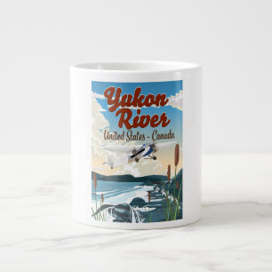 Grande Tasse Yukon river USA affiche de voyage Canada