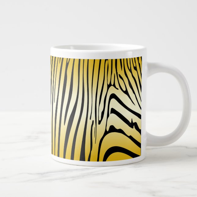 Grande Tasse Zesty Zebra Yellow (Droite)