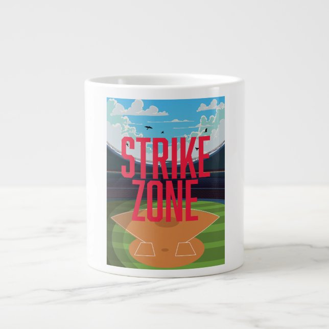 Grande Tasse Zone de strike de baseball (Devant)