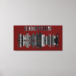 Grande toile murale de Boston