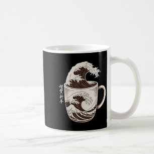 Grande Vague De Café Splash Art Japonais Mug Caffe