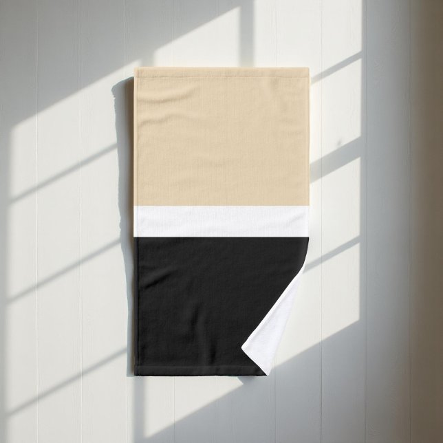 Grandes bandes noires et beiges Motif Élégant, mod (Créateur téléchargé)