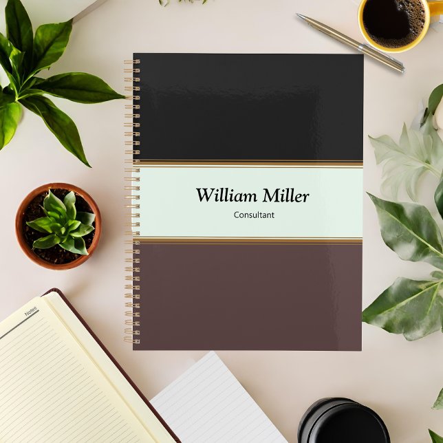 Grandes Brown noires minimalistes modernes (Créateur téléchargé)