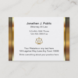 Grandes Cartes de Visite d'Avocat