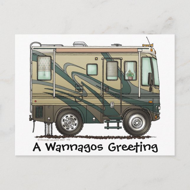 Grandes cartes postales de Caméra RV (Devant)