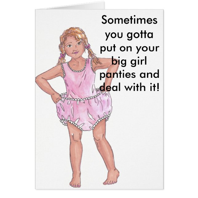 Grandes culottes de fille (Devant)