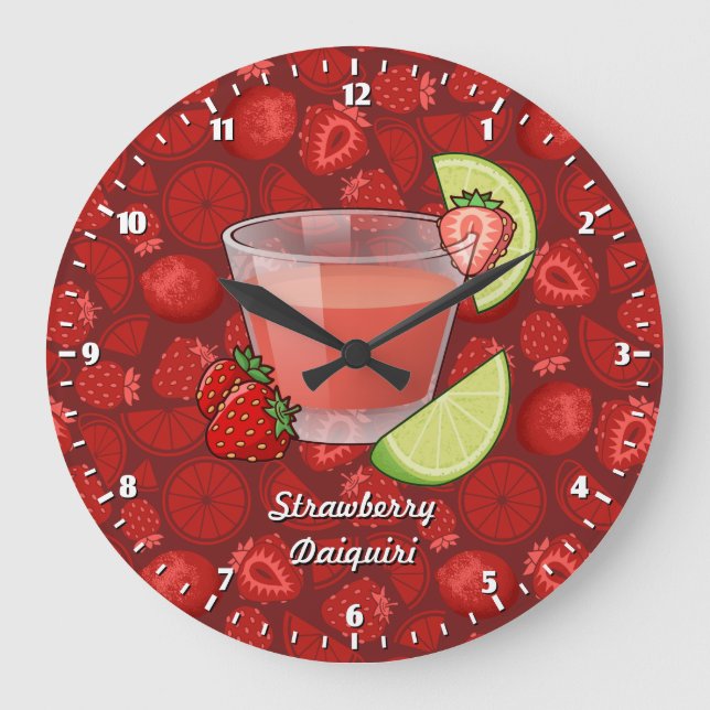 Grandes Horloge de la fraise Daiquiri (Recto)