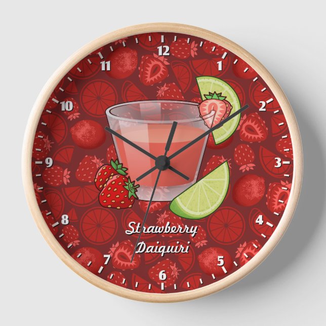 Grandes Horloge de la fraise Daiquiri (Recto)