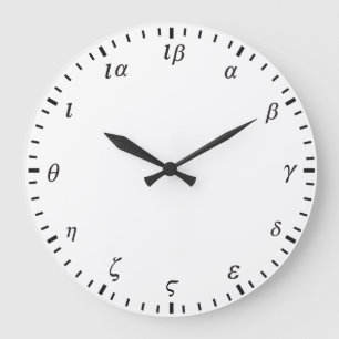 Grandes horloge des nombres grecs