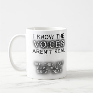 Grandes Idées Voix Drôle Tasse Humour