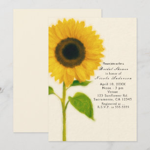 Grandes invitations rustiques peintes de pays de
