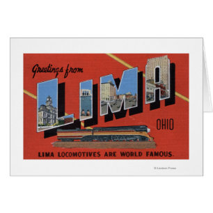 Grandes lettres - les locomotives de Lima sont