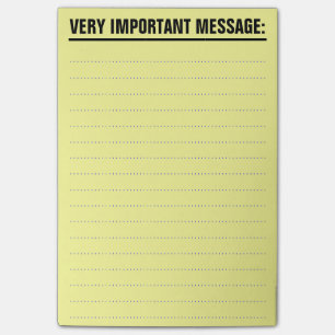 Grandes notes de post-it avec le papier rayé
