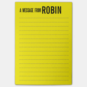 Grandes notes de post-it personnalisées