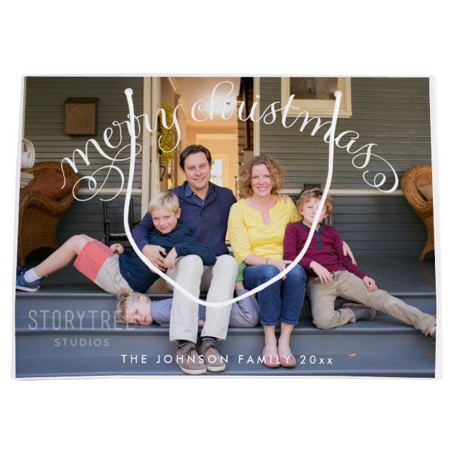 Grandes photos Joyeux cadeaux de Noël Sacs (Devant)