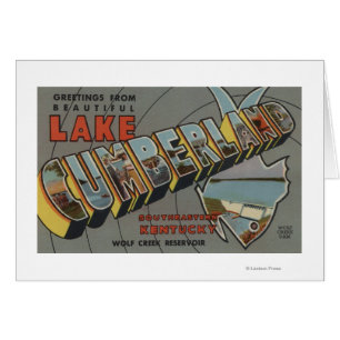 Grandes scènes de lettre - lac Cumberland, KY