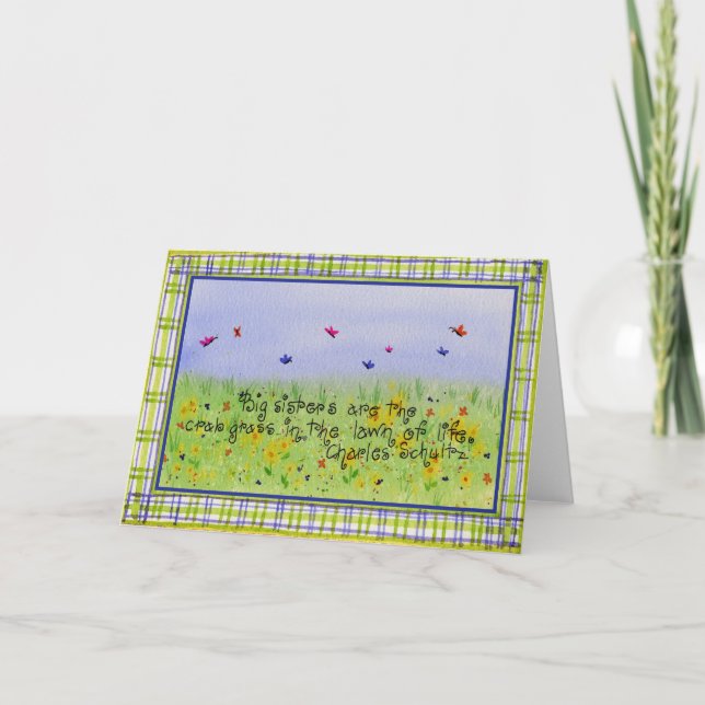 Grandes Soeurs - Carte de voeux (Devant)