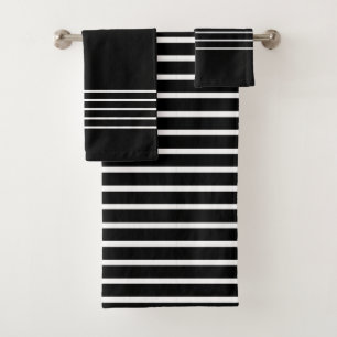 Grandes touches modernes en noir et blanc