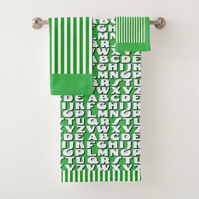 Grandes vertes pour enfants Alphabet (En situation)