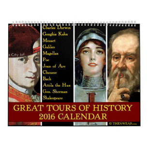 Grandes visites de calendrier de l'histoire 2016
