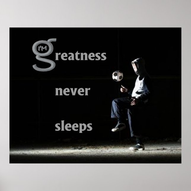 Grandeur ne dort jamais Poster (Devant)