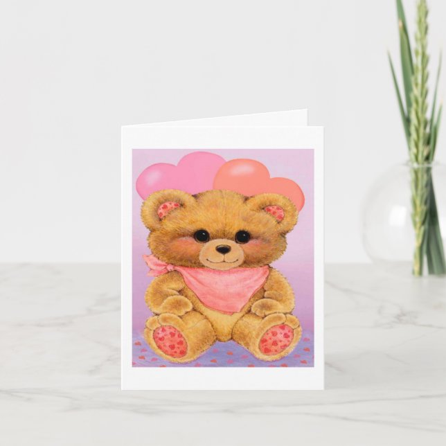 Grandgirl 1st Valentine's Day - Carte Note (Devant)