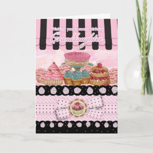 Grandgirl Cake Shop Carte de voeux Anniversaire