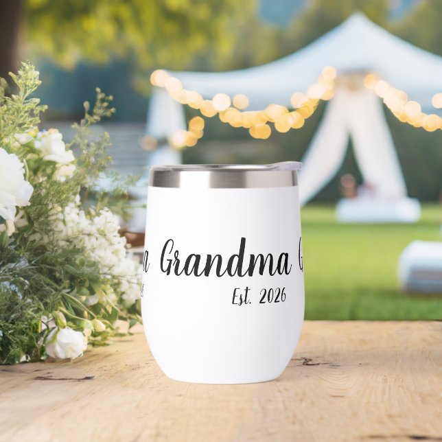 Grandma Established New Grandmother Gift (Extérieur)