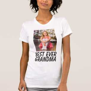 GRANDMA PERSONNALISÉE MEILLEUR JAMAIS T-SHIRT T-SH