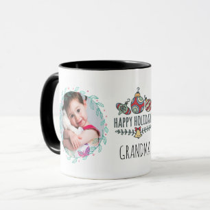 GRANDMA PHOTO MUG - Cadeaux de Noël Grandkids Pics