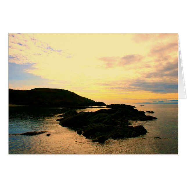 Grandma's Cove, carte blanche de l'île San Juan (Devant horizontal)