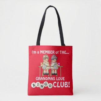 Grandmas love Bingo Club sac fourre-tout