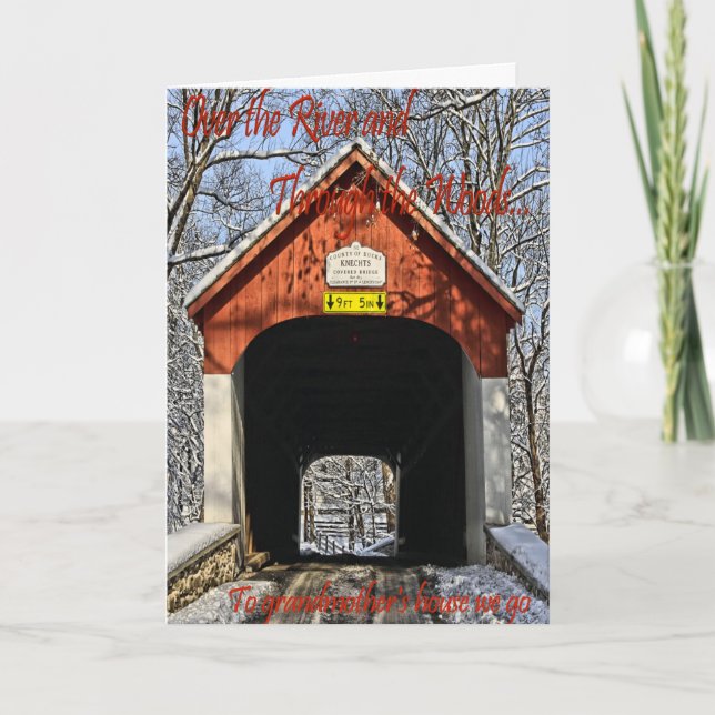 Grandmas Nous Allons Carte Vacances (Devant)