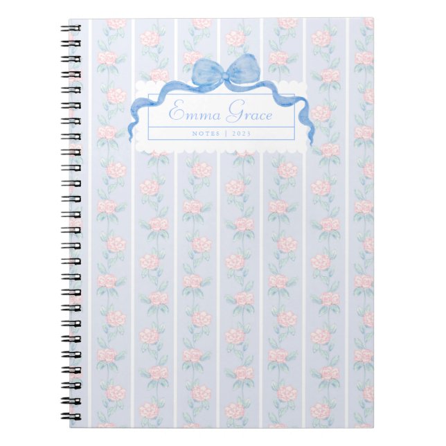 Grandmillennial Floral Carnet Journal (Devant)