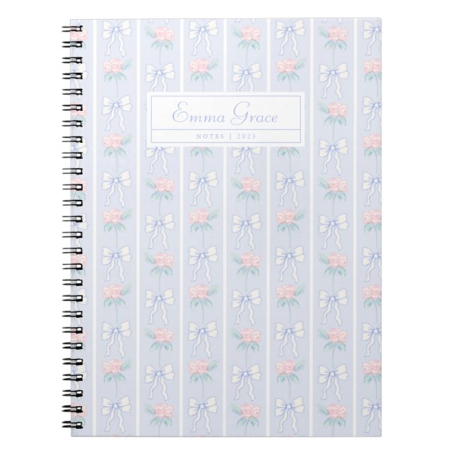 Grandmillennial Floral Carnet Journal (Devant)