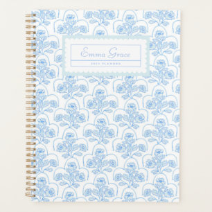 Grandmillennial Trellis Floral Planner