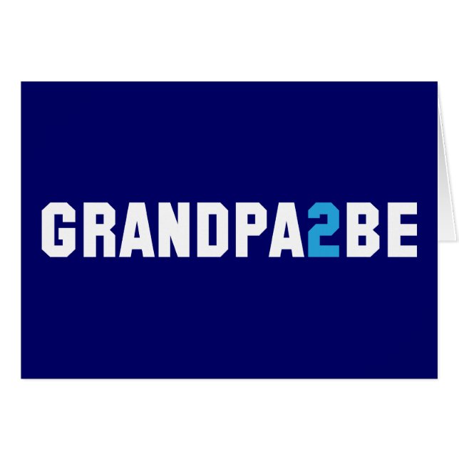 Grandpa2Be - Grand-papa à être (Devant horizontal)