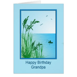 Grandpa Anniversaire Pêche en mer