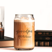 Grandpa Définition Bière Can Verre