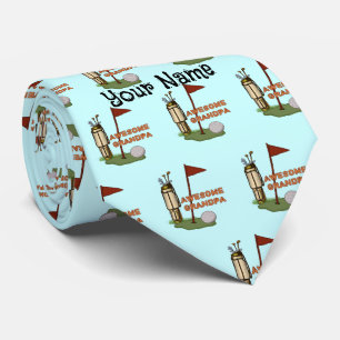 Grandpa Golf mens cravate