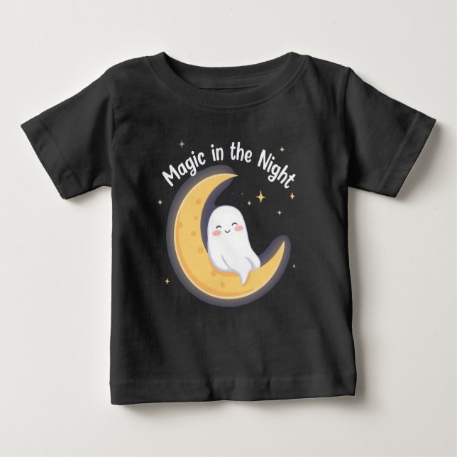 Grandpa in the Moon – Cute Dreamy Kids T-Shirt Gif (Devant)