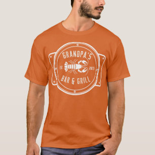 Grandpas Pot de homard blanc Design TShirt