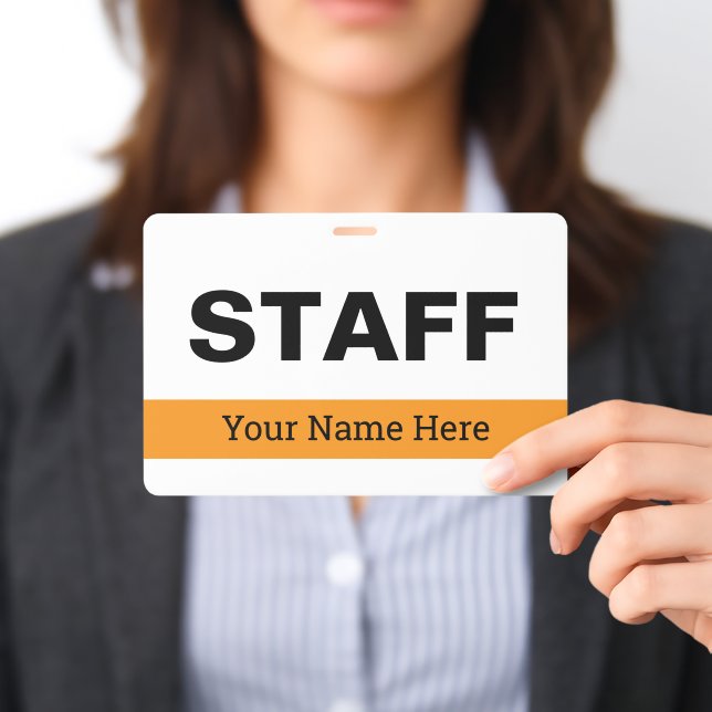 Grands badges d'identification pour le personnel a (Présenté)
